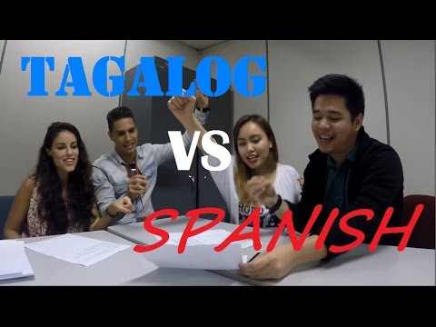 TAGALOG VS. SPANISH - LANGUAGE CHALLENGE!