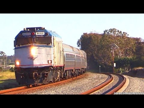 Trains in Oceanside, CA (February 8th, 2014)