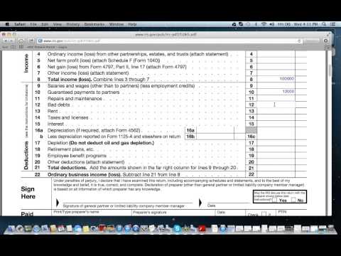 How to Fill Out Form 1065 for Partnership Tax Return