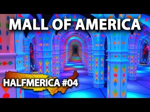 Crazy Mirror Maze At The Mall Of America ! -- #Halfmerica