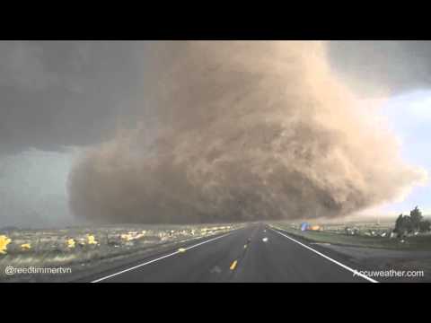 Extreme up-close video of tornado near Wray, CO!