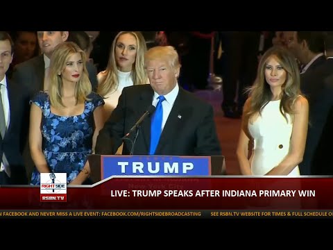 Donald Trump's Full Indiana Victory Speech