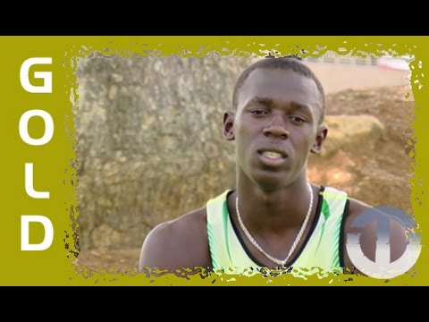 Teenage Usain Bolt on Trans World Sport