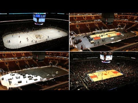 Ice to Hardwood: United Center Photo Timelapse