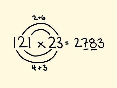 Fast Math Tricks - multiplication of two and three digit numbers.