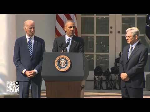 President Obama nominates Merrick Garland for Supreme Court