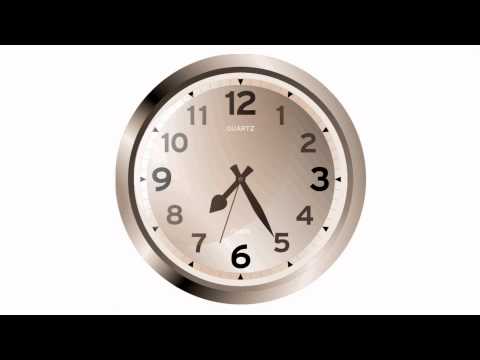 Ticking clock sound (12 hours)