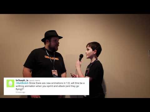 Notch Answers Minecraft 1.8 Questions - Community Questions for Markus (Notch) Persson