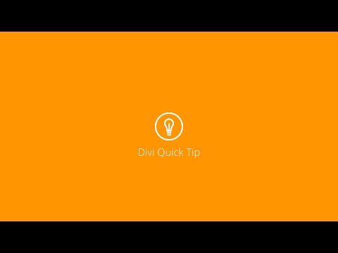 Divi Quick Tip 07: How to Create a Bouncing Scroll Down Arrow