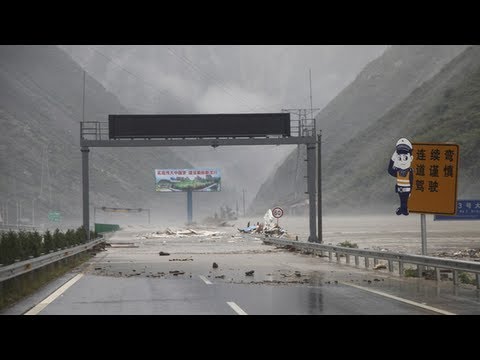 Mudslides in Sichuan province, China