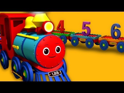 Numbers Song for Children - 1 to 20 Number Train | By LittleBabyBum | HD Version 3D Animation