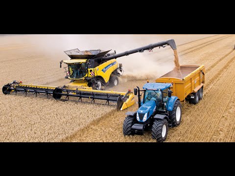 New Holland CR10.90 combine Guinness World Records attempt