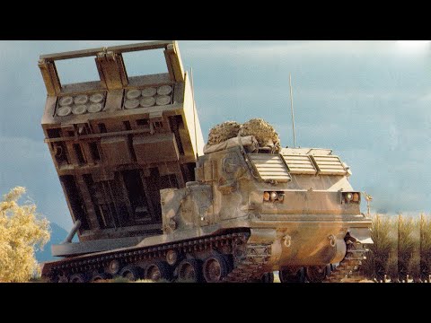 US Army Firing The New Improved & Powerful M270 MLRS Rocket Launcher