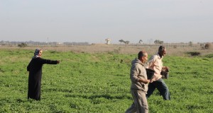 The farmers tried to access their land and start working