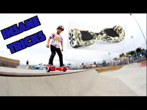 INSANE 7 YEAR OLD HOVERBOARD TRICKS AT THE SKATEPARK!