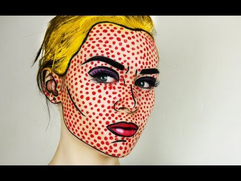 Pop Art / Comic Book Makeup Tutorial | Emma Pickles