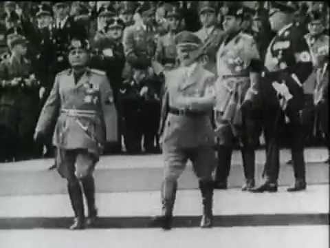 Documentary of Mussolini, dictator of Italy