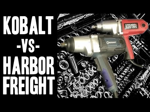 Kobalt - VS - Harbor Freight 1/2" Corded Impact Wrenches