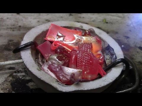 Melting Jewelry Into a Silver Bar