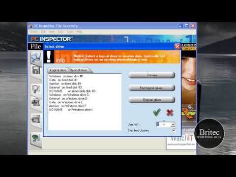 Data Recovery: Recover Deleted Files and Lost Data for Free with PC Inspector by Britec