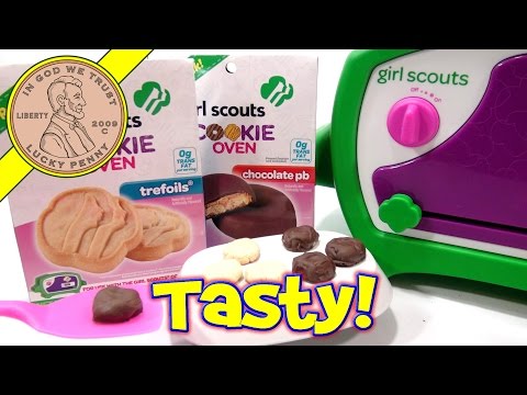 Girl Scouts Cookie Oven, I Bake Trefoil & Chocolate PB Cookies!