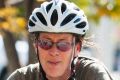 Justin Kavanagh, of Ainslie, is currently required to wear a helmet at all times while riding in Canberra but such rules ...