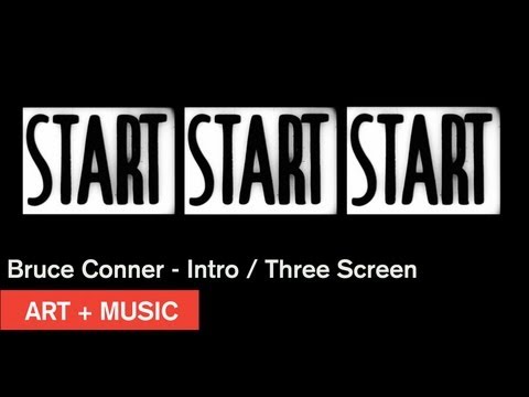 Bruce Conner - Intro / THREE SCREEN RAY - Art + Music - MOCAtv