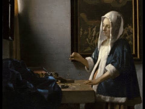 Johannes Vermeer, Woman Holding a Balance, 1664