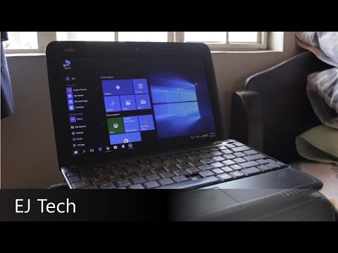 Windows 10: On a NETBOOK