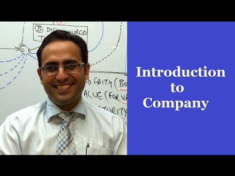 Introduction To Company [Company Law Lectures for CA,CS & CMA ]