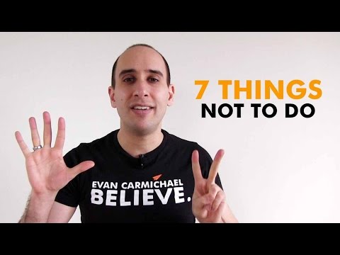 The top 7 things NOT to do when starting a business