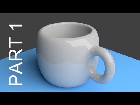 Blender Tutorial For Beginners: Coffee Cup - 1 of 2