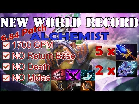 New WORLD RECORD Alchemist Gameplay | 1741 GPM | FULL GAME [Dota 2 Pro] @60fps