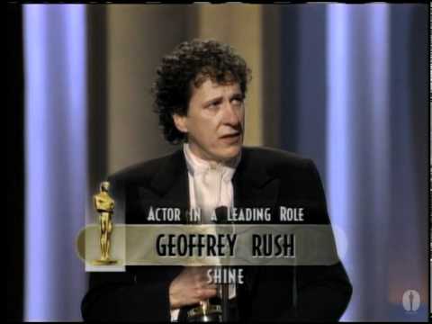 Geoffrey Rush winning Best Actor