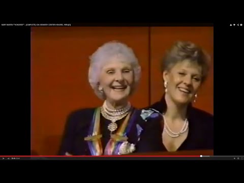 MARY MARTIN ""HONOREE"" - (COMPLETE) 12th KENNEDY CENTER HONORS, 1989 (62)