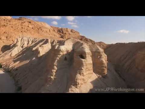 Stunning flyover of Qumran & The Dead Sea Scroll Caves (4k) - Cinematography by Jeffrey Worthington