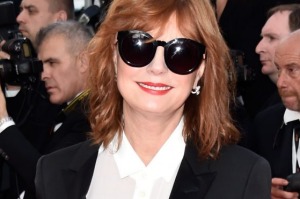 CANNES, FRANCE - MAY 11:  Actress Susan Sarandon attends the "Cafe Society" premiere and the Opening Night Gala during ...