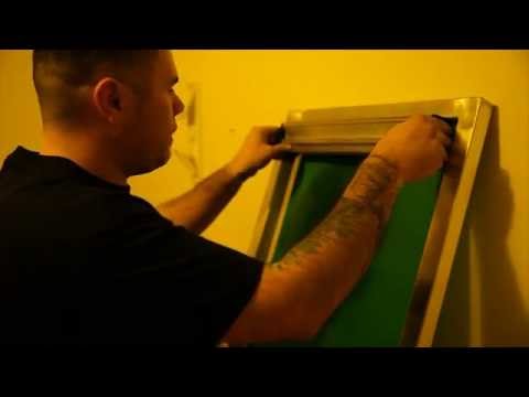 How to Coat a Screen with Emulsion for Screen Printing