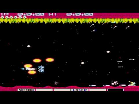 Gradius Arcade - No Miss Full Run on Very Difficult (1/2)