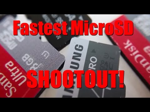 Fastest Micro SD Card Shootout! - Samsung vs. Sony vs. SanDisk!