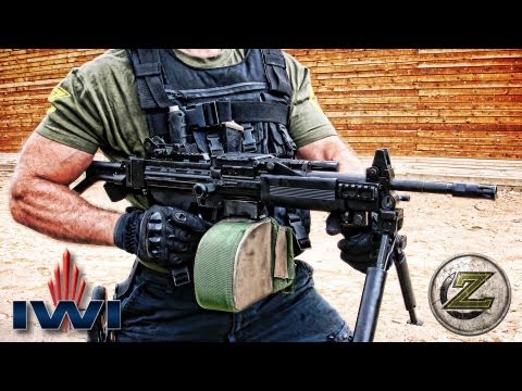 ZAHAL - IWI Negev SF In Slow Motion And Full Auto