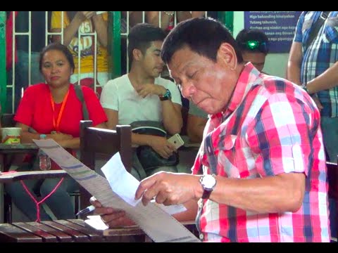 Duterte satisfied with conduct of 2016 elections