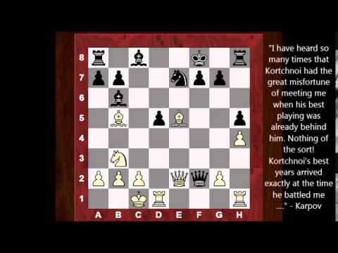 Anatoly Karpov : Top 16 Amazing Chess Sacrifices! Former World Chess Champion!