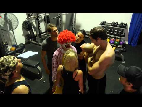 Ronald McDonald hits the GYM!