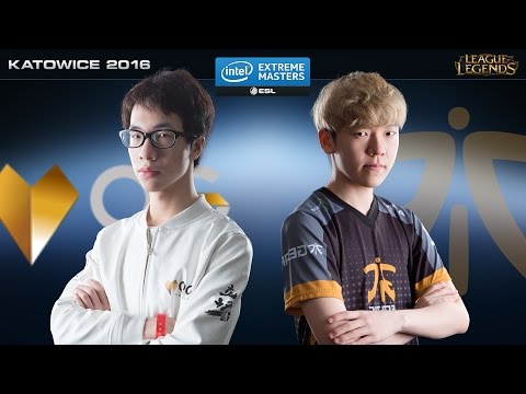 League of Legends - QG vs. FNC - IEM Katowice 2016 - Group B