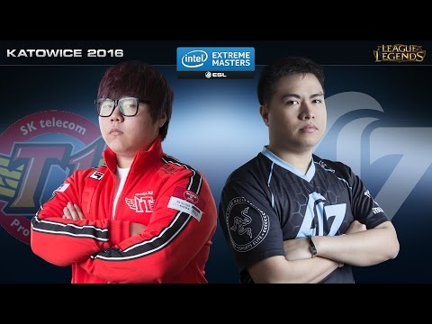 League of Legends - SKT vs. CLG - IEM Katowice 2016 - Group B