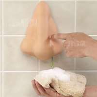 Shower Bathroom Gadget Nose Shaped Design Soap and Sanitizer Gel Dispenser