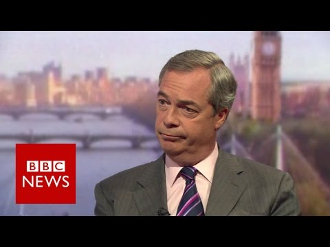 Farage: UKIP 'only party serious about reducing immigration' - BBC News