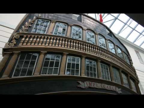 "National Maritime Museum", Our Maritime History. Greenwich, London. HD