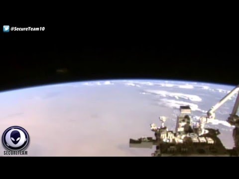 NASA Monitors Brown UFO Hiding In Space Above Earth! 5/8/16